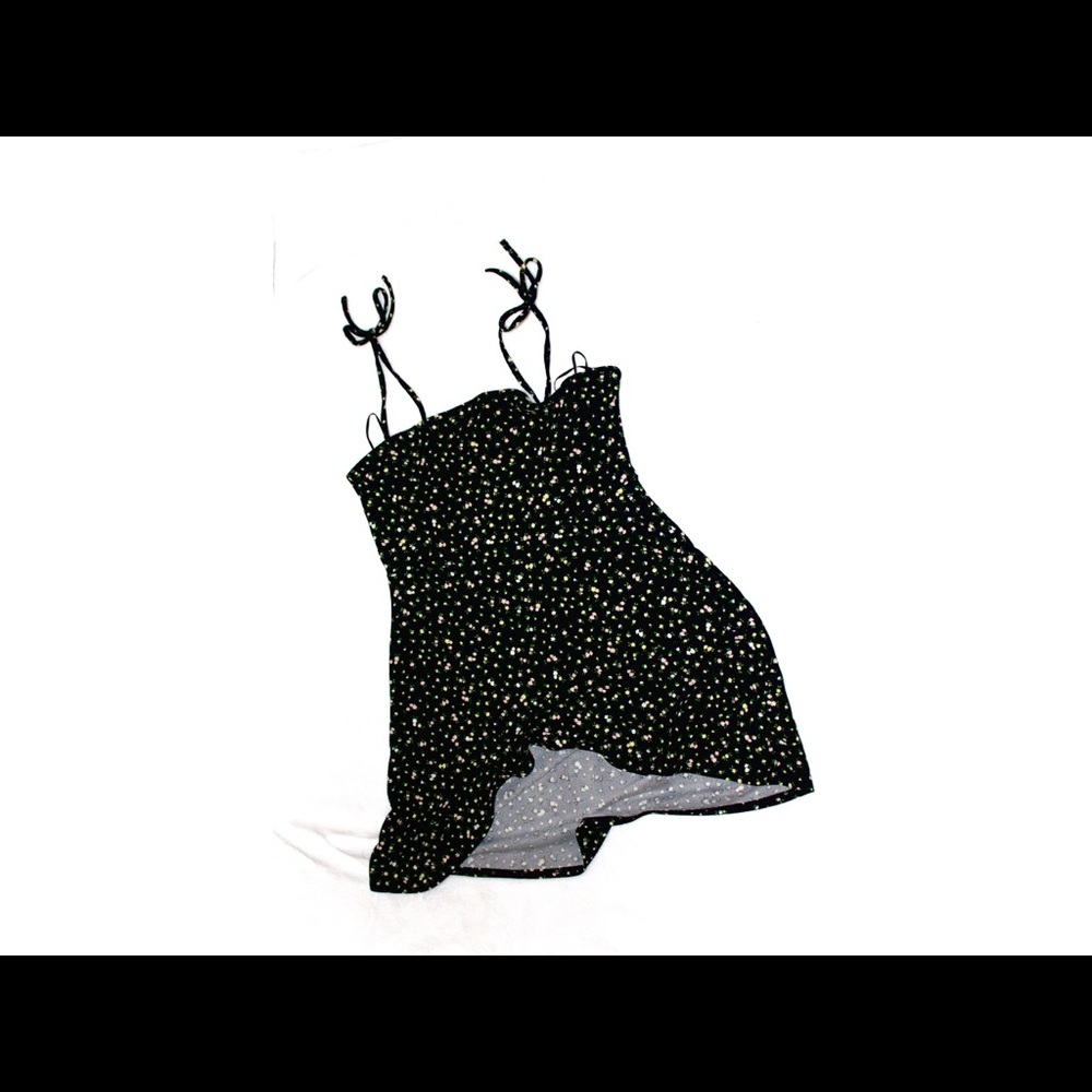 H&M Floral Black Dress